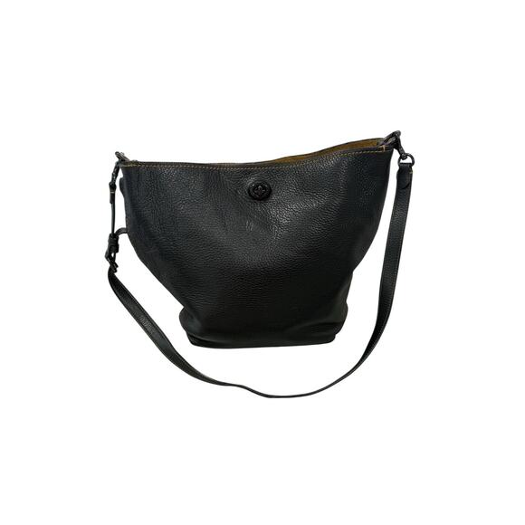 COACH 1941 Duffle Bag in Black Pebble Leather Crossbody Satchel No DF-50115 - Picture 1 of 16